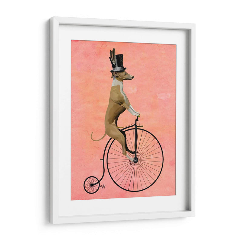 Greyhound En Penny Negro Farthing - Fab Funky | Cuadro decorativo de Canvas Lab