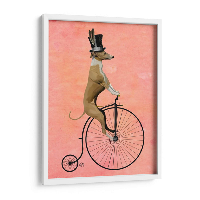 Greyhound En Penny Negro Farthing - Fab Funky | Cuadro decorativo de Canvas Lab