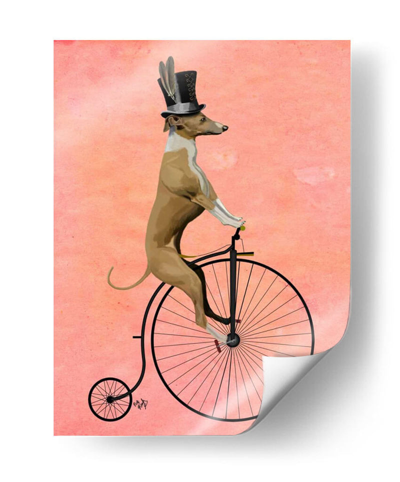 Greyhound En Penny Negro Farthing - Fab Funky | Cuadro decorativo de Canvas Lab