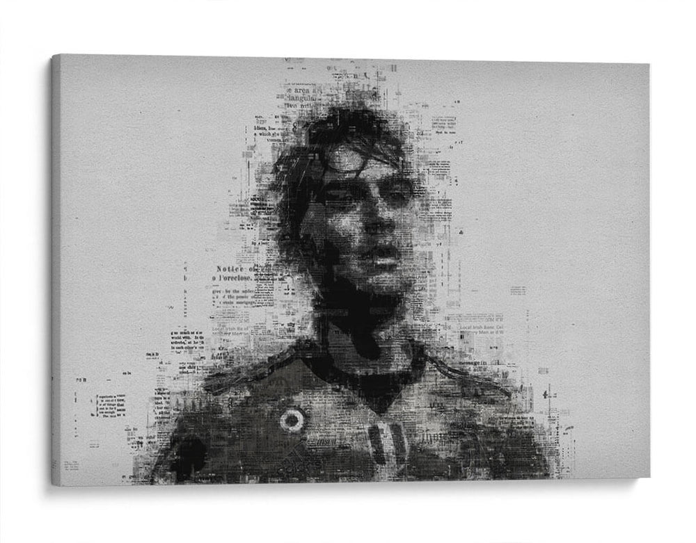 Paulo Dybala ilustración | Cuadro decorativo de Canvas Lab