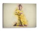 Paulo Dybala en Juventus | Cuadro decorativo de Canvas Lab