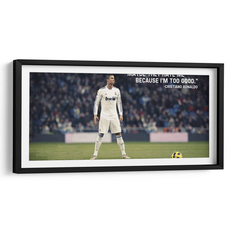 Ronaldo quote | Cuadro decorativo de Canvas Lab