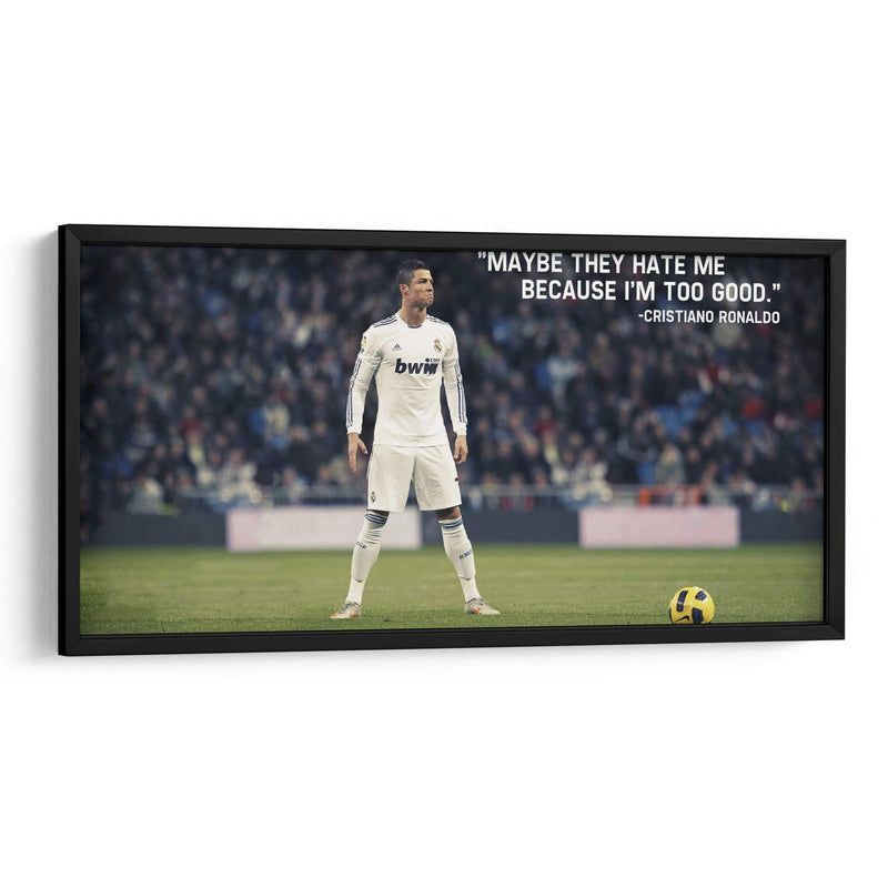Ronaldo quote | Cuadro decorativo de Canvas Lab