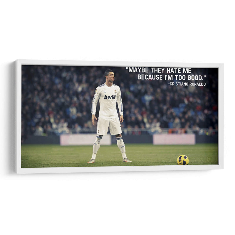Ronaldo quote | Cuadro decorativo de Canvas Lab