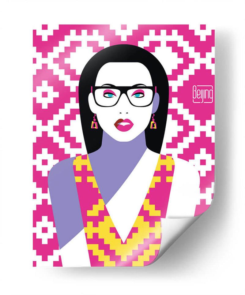 Beijing woman | Cuadro decorativo de Canvas Lab