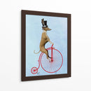 Greyhound En Penny Rojo Farthing - Fab Funky | Cuadro decorativo de Canvas Lab