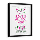 El Amor Es Todo Lo Que Necesitas - Fab Funky | Cuadro decorativo de Canvas Lab