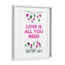 El Amor Es Todo Lo Que Necesitas - Fab Funky | Cuadro decorativo de Canvas Lab