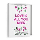 El Amor Es Todo Lo Que Necesitas - Fab Funky | Cuadro decorativo de Canvas Lab