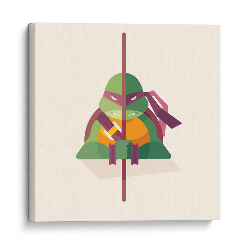 Donatello minimalista | Cuadro decorativo de Canvas Lab