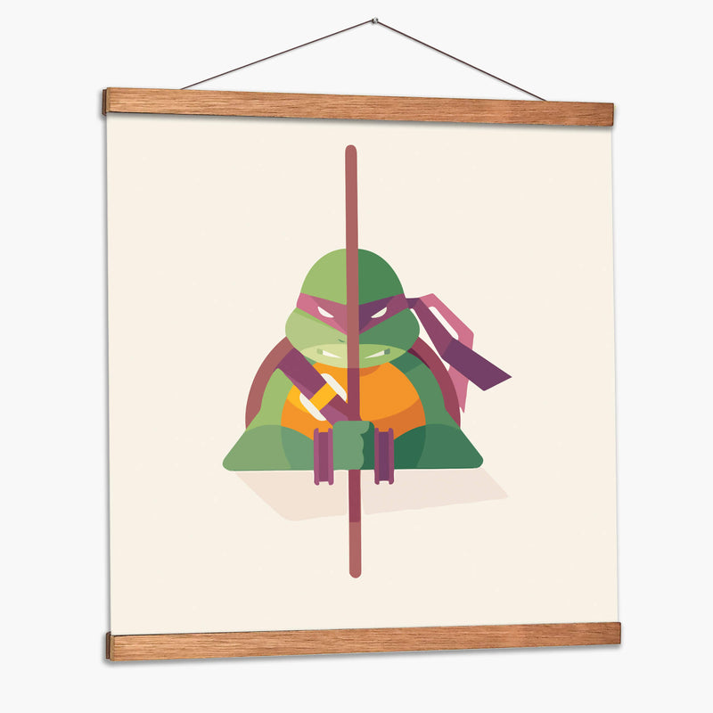 Donatello minimalista | Cuadro decorativo de Canvas Lab