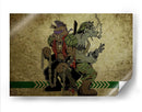 Bebop y Rocksteady - cadenas y ametralladora | Cuadro decorativo de Canvas Lab