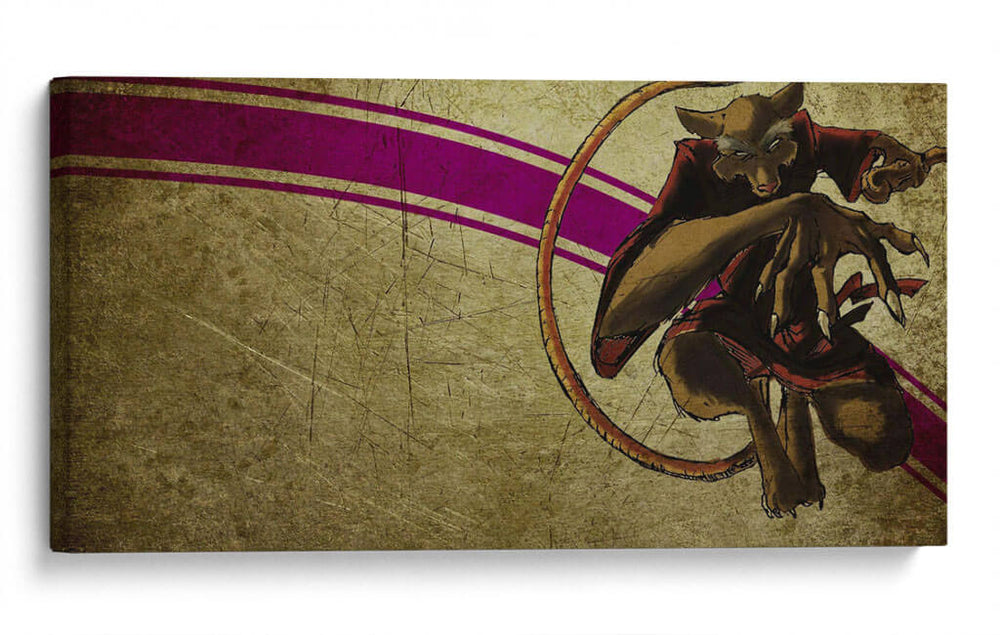 Maestro Splinter - artes marciales | Cuadro decorativo de Canvas Lab