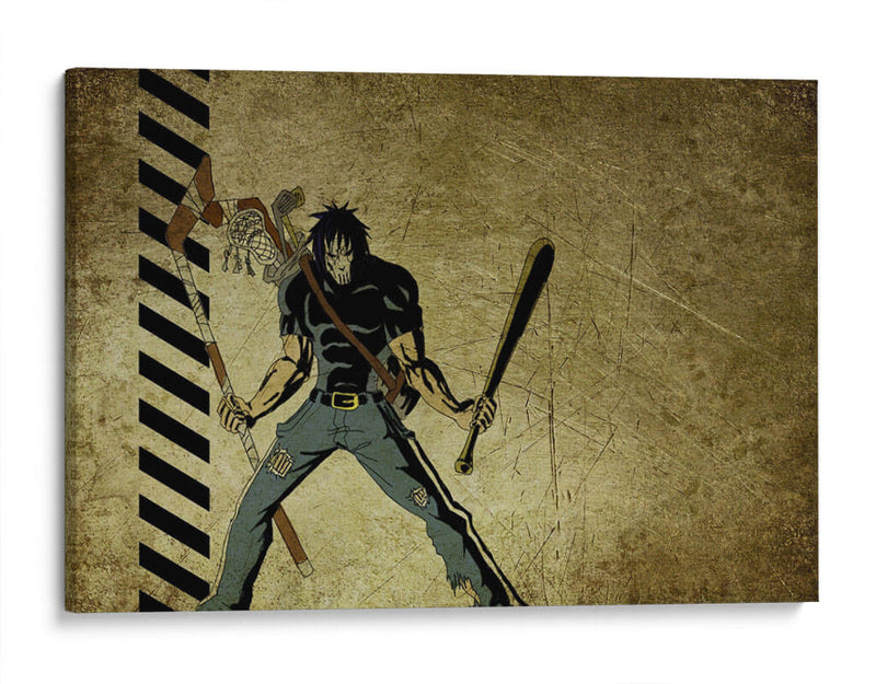 Casey Jones - palo de hockey y bate de béisbol | Cuadro decorativo de Canvas Lab