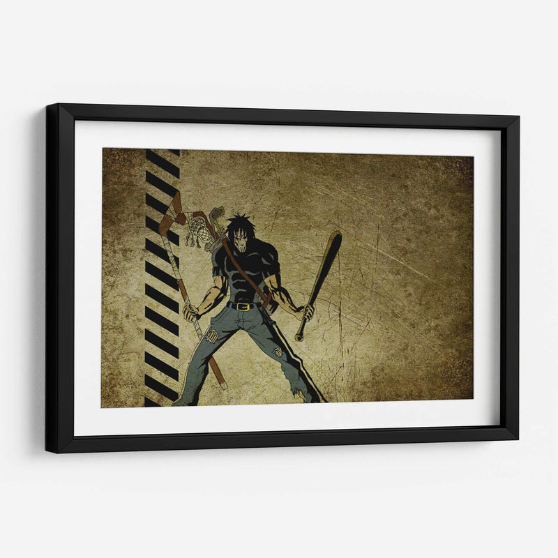 Casey Jones - palo de hockey y bate de béisbol | Cuadro decorativo de Canvas Lab