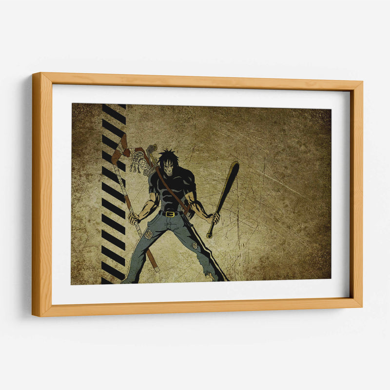 Casey Jones - palo de hockey y bate de béisbol | Cuadro decorativo de Canvas Lab