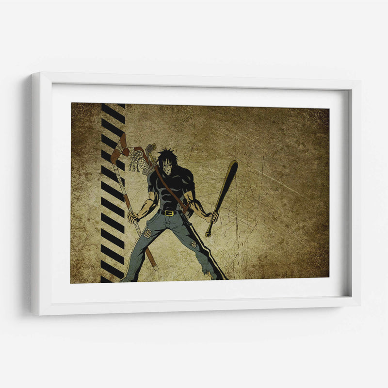Casey Jones - palo de hockey y bate de béisbol | Cuadro decorativo de Canvas Lab