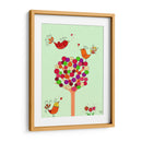 Árbol De Botón Naranja - Fab Funky | Cuadro decorativo de Canvas Lab