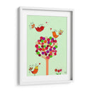 Árbol De Botón Naranja - Fab Funky | Cuadro decorativo de Canvas Lab