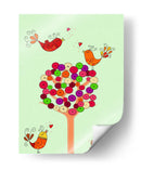 Árbol De Botón Naranja - Fab Funky | Cuadro decorativo de Canvas Lab