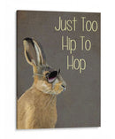 Demasiado Cadera Para Saltar Gris - Fab Funky | Cuadro decorativo de Canvas Lab