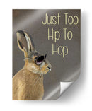 Demasiado Cadera Para Saltar Gris - Fab Funky | Cuadro decorativo de Canvas Lab