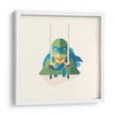 Leonardo minimalista | Cuadro decorativo de Canvas Lab