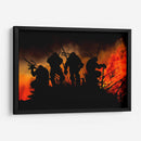 Siluetas incendiarias | Cuadro decorativo de Canvas Lab