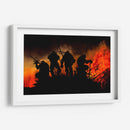 Siluetas incendiarias | Cuadro decorativo de Canvas Lab