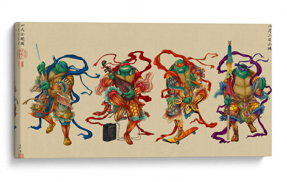 TMNT the band | Cuadro decorativo de Canvas Lab