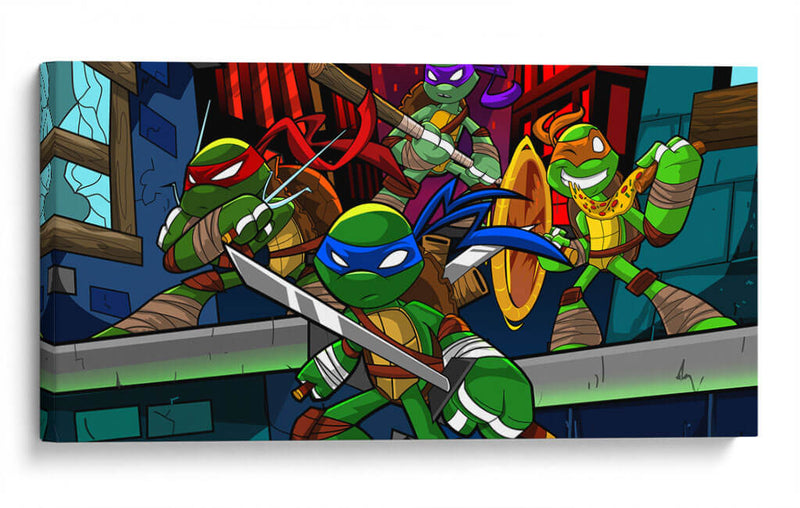 Tortugas animadas | Cuadro decorativo de Canvas Lab