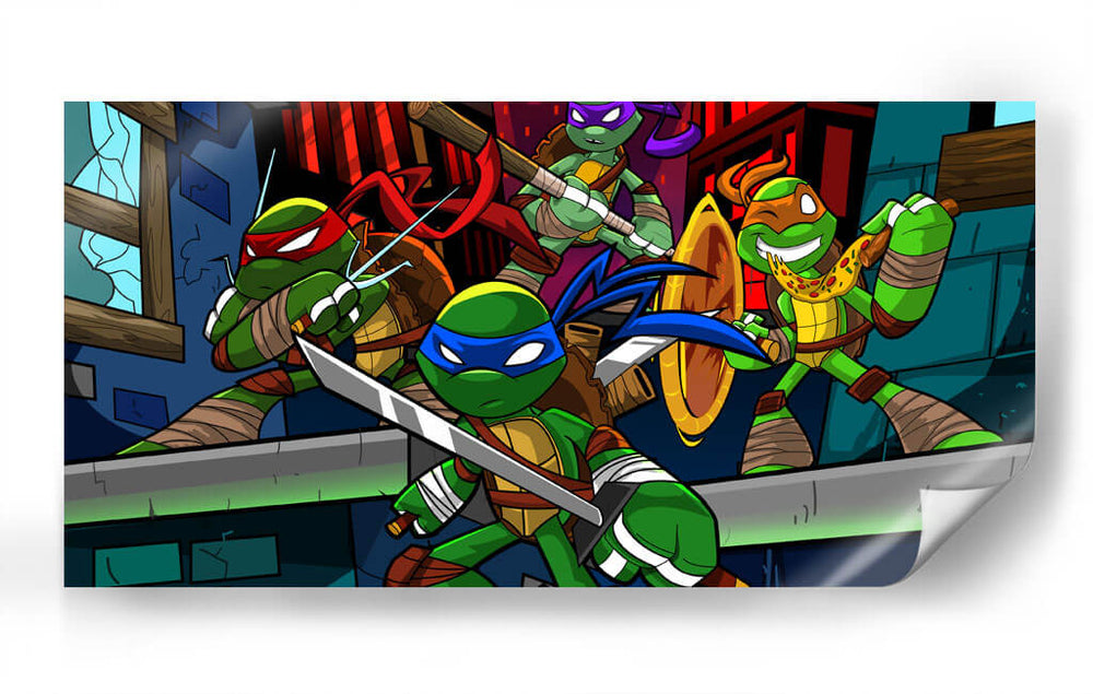 Tortugas animadas | Cuadro decorativo de Canvas Lab