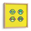 Tortugas minimalistas | Cuadro decorativo de Canvas Lab