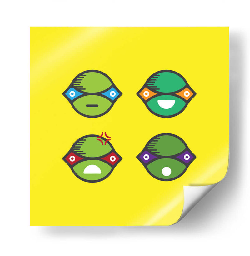 Tortugas minimalistas | Cuadro decorativo de Canvas Lab