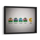 Tras la Pac-Man Pizza | Cuadro decorativo de Canvas Lab