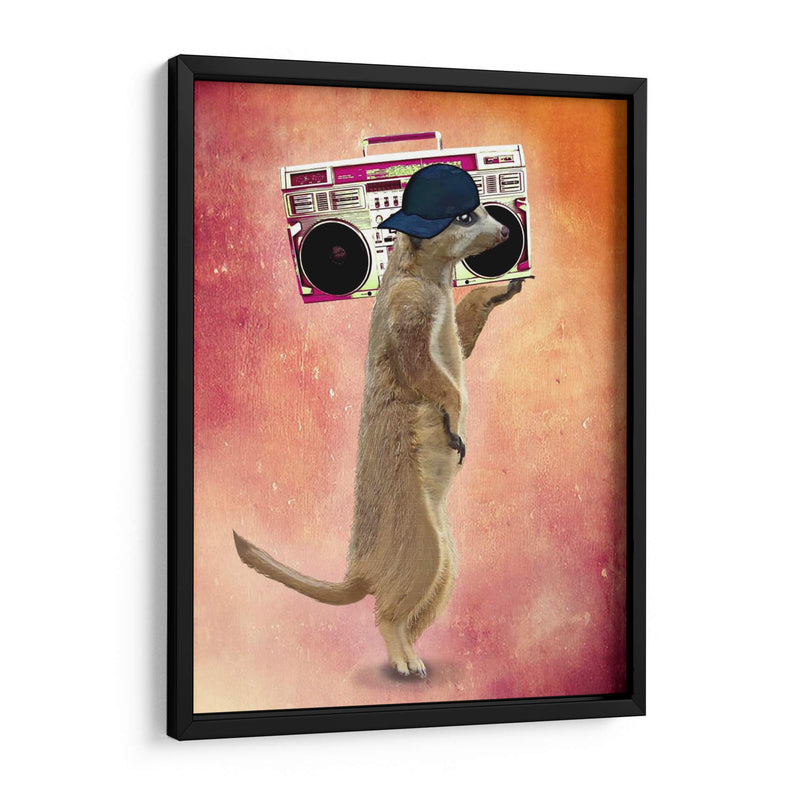 Caja De Meerkat Y Boom - Fab Funky | Cuadro decorativo de Canvas Lab