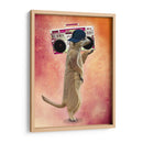Caja De Meerkat Y Boom - Fab Funky | Cuadro decorativo de Canvas Lab