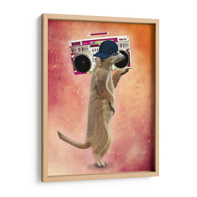 Caja De Meerkat Y Boom - Fab Funky | Cuadro decorativo de Canvas Lab