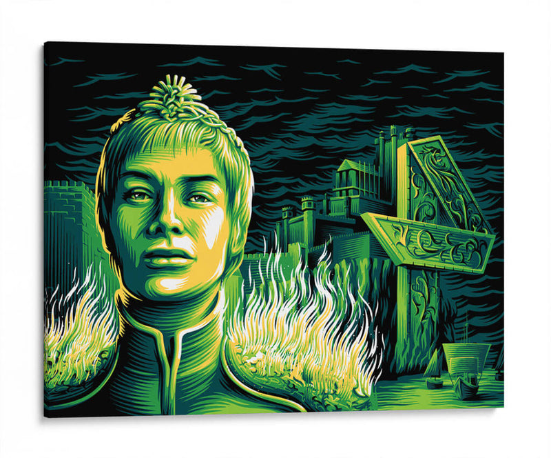Burn them all, Mad Queen | Cuadro decorativo de Canvas Lab