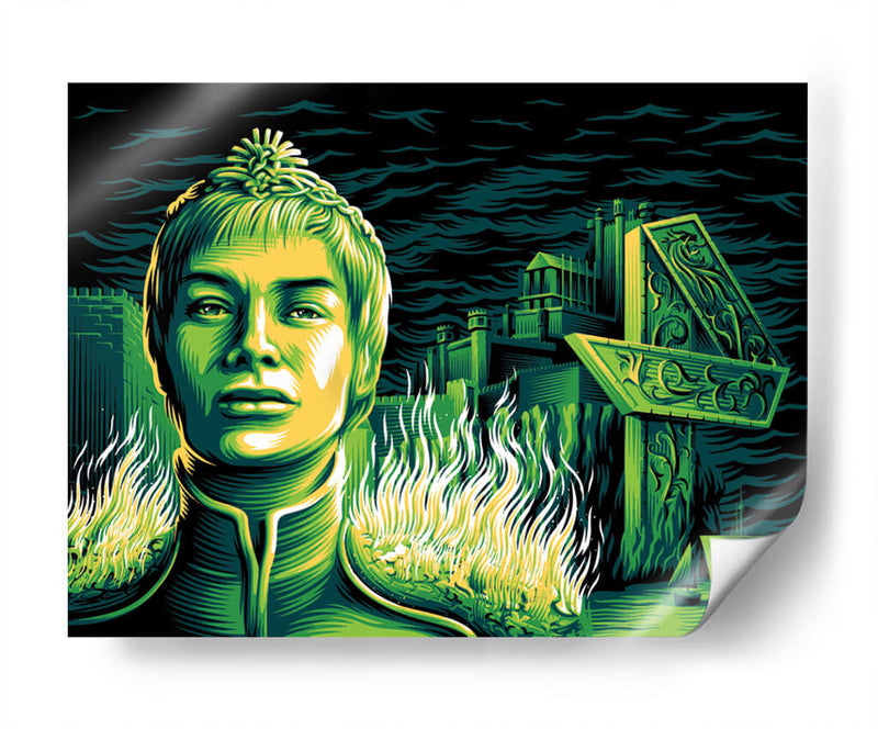 Burn them all, Mad Queen | Cuadro decorativo de Canvas Lab