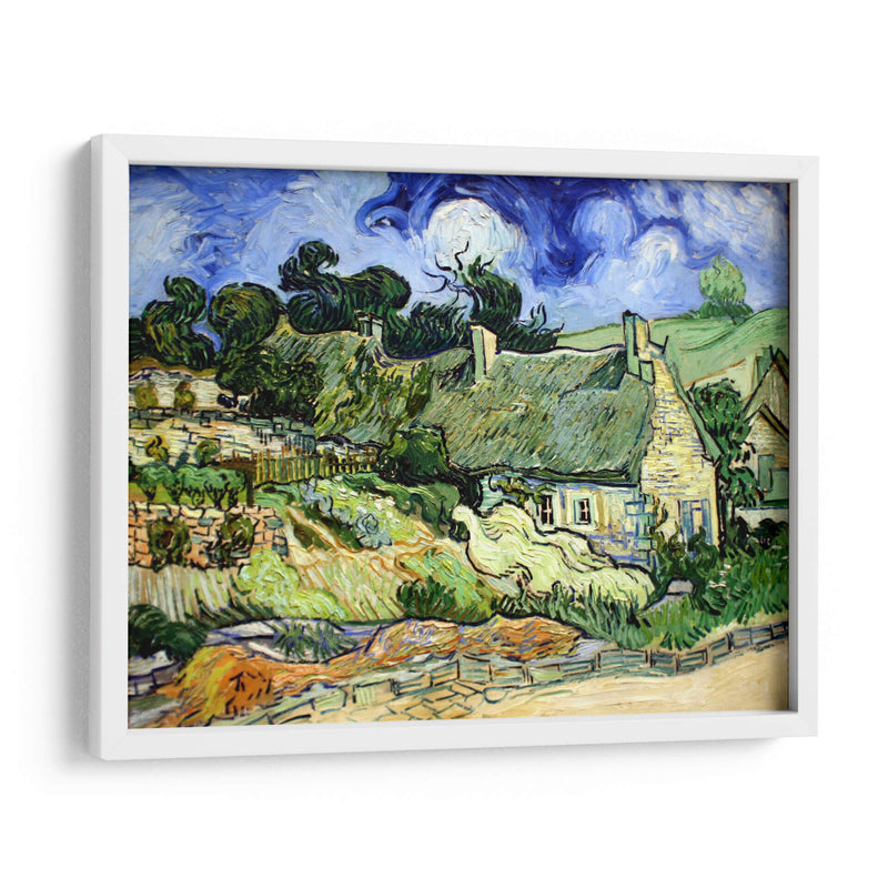 Chozas de Cordeville, en Auvers-sur-Oise - Vincent Van Gogh | Cuadro decorativo de Canvas Lab