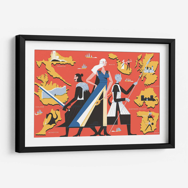 Game of Thrones, dónde se grabó | Cuadro decorativo de Canvas Lab