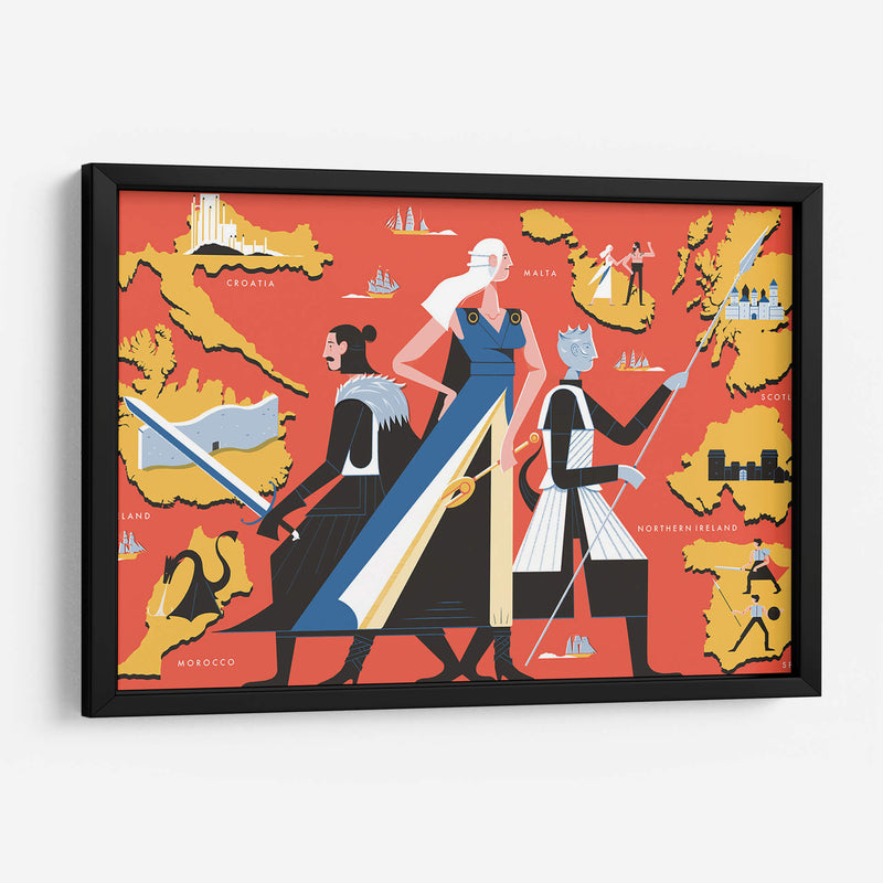 Game of Thrones, dónde se grabó | Cuadro decorativo de Canvas Lab