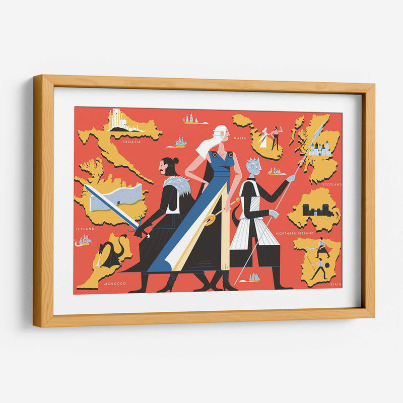 Game of Thrones, dónde se grabó | Cuadro decorativo de Canvas Lab