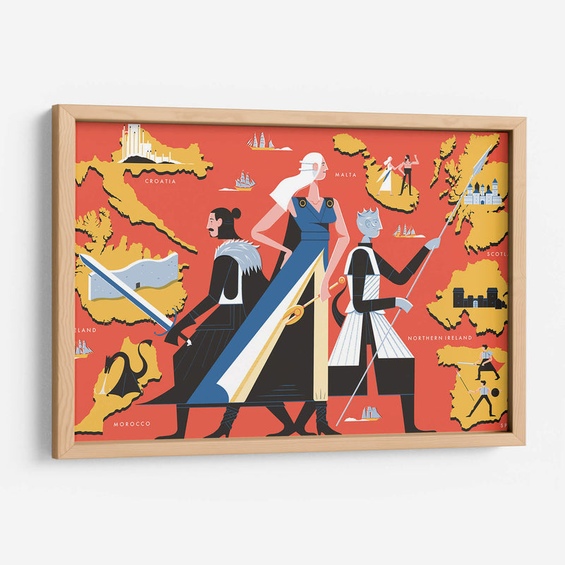 Game of Thrones, dónde se grabó | Cuadro decorativo de Canvas Lab