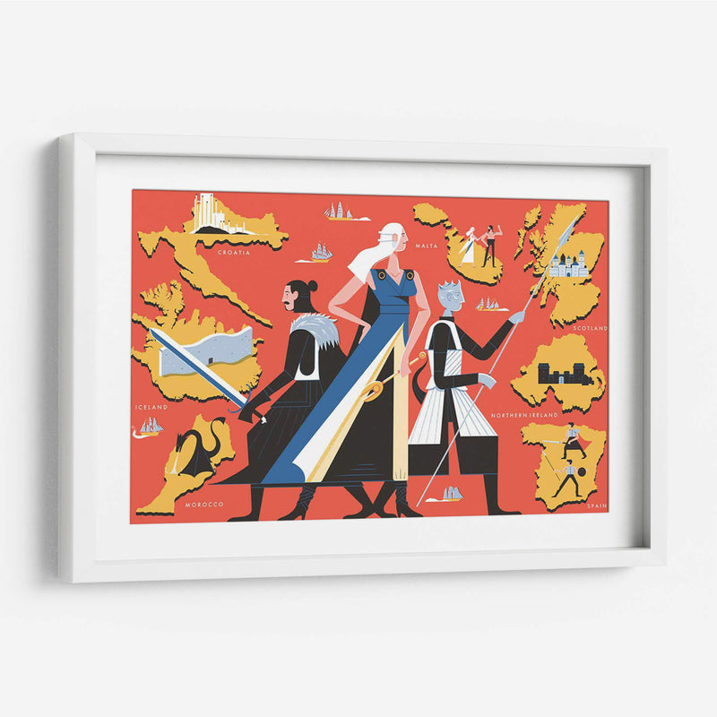 Game of Thrones, dónde se grabó | Cuadro decorativo de Canvas Lab