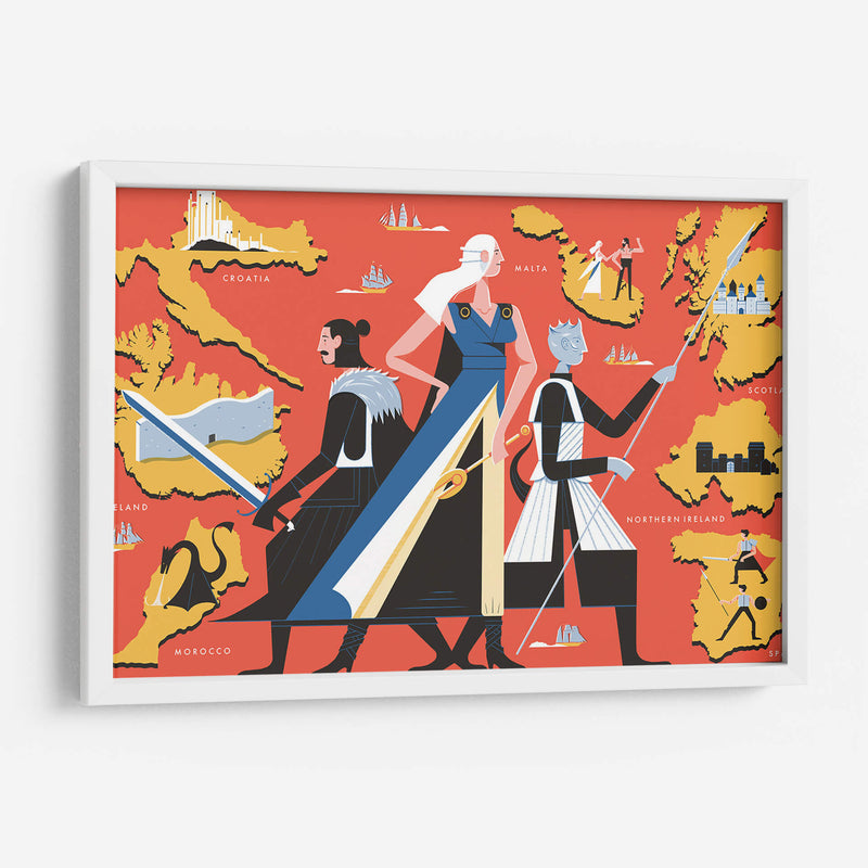 Game of Thrones, dónde se grabó | Cuadro decorativo de Canvas Lab