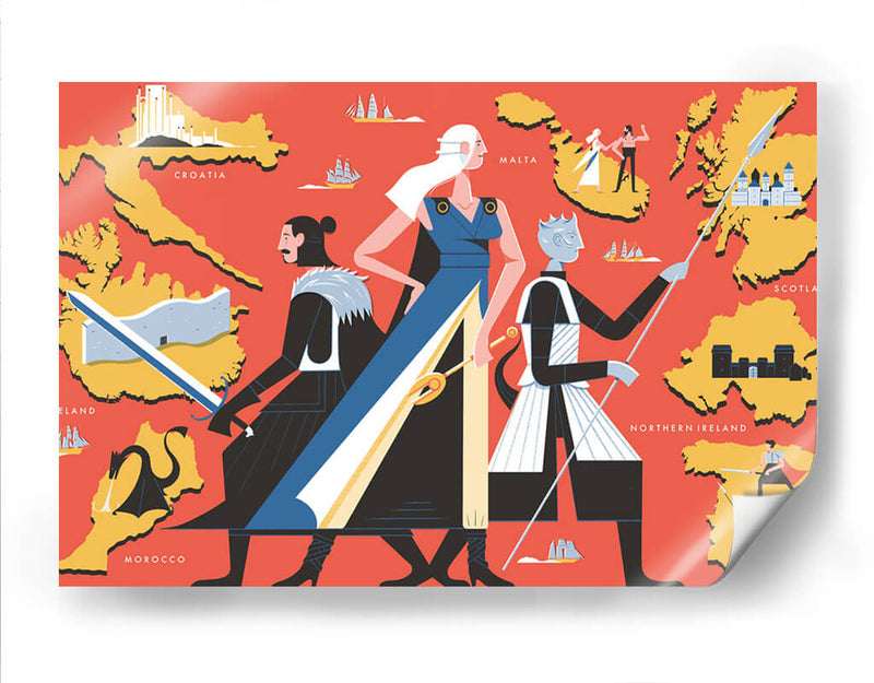 Game of Thrones, dónde se grabó | Cuadro decorativo de Canvas Lab