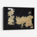 Mapa de Game of Thrones, the known world | Cuadro decorativo de Canvas Lab