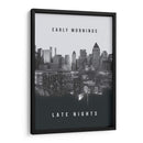 Early mornings, Late nights | Cuadro decorativo de Canvas Lab